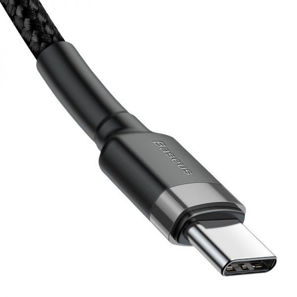 Baseus Cafule Cable USB-C PD 2.0 QC 3.0 60W 1m (Black+Gray) navod
