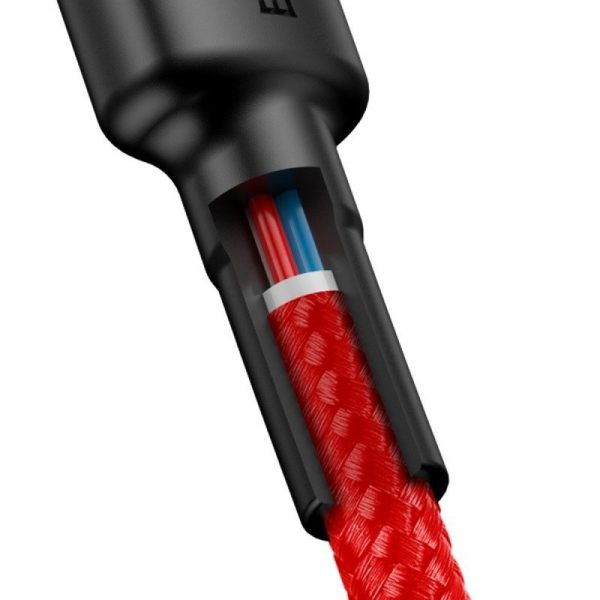 Baseus Cafule Cable USB-C PD 2.0 QC 3.0 60W 1m (Red) sk