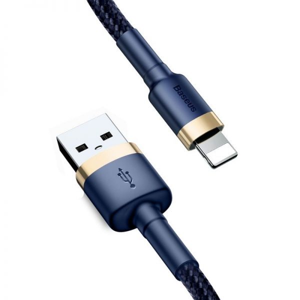 Baseus Cafule Lightning cable 2.4A 1m (Gold+Dark blue) cena