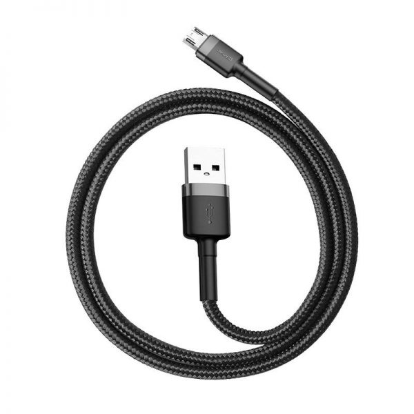 Baseus Cafule Micro USB cable 2.4A 1m (Gray + Black) navod