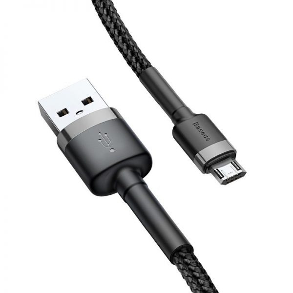 Baseus Cafule Micro USB cable 2.4A 1m (Gray + Black) distributor