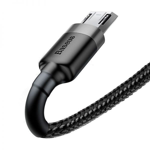 Baseus Cafule Micro USB cable 2.4A 1m (Gray + Black) sk