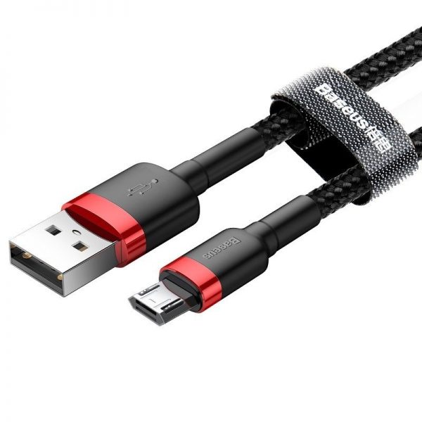 Baseus Cafule Micro USB cable 2.4A 1m (Red+ Black) cena
