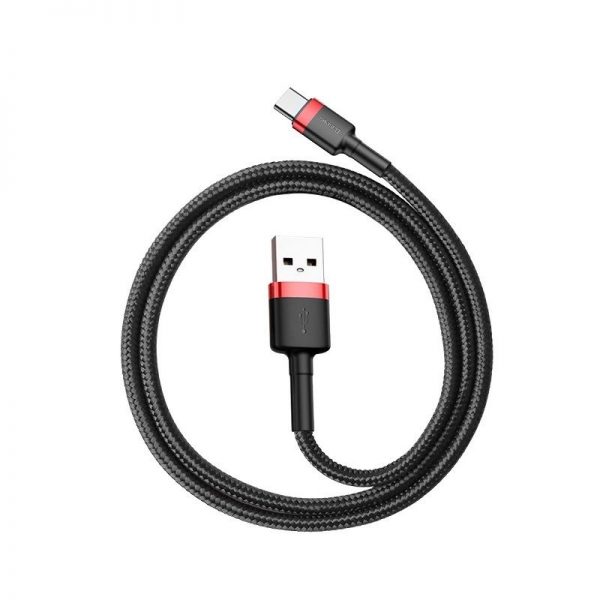Baseus Cafule cable USB-C 3A 0.5m (Red+Black) navod