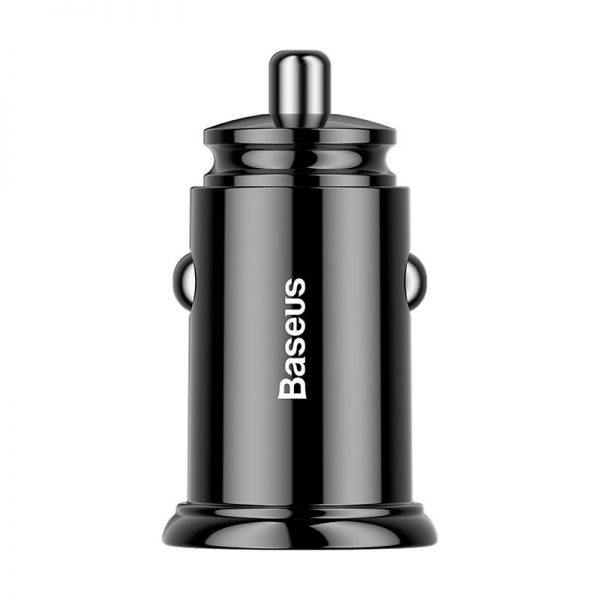 Baseus Circular Car Charger PD QC4.0+ 5A 30W (black) cena