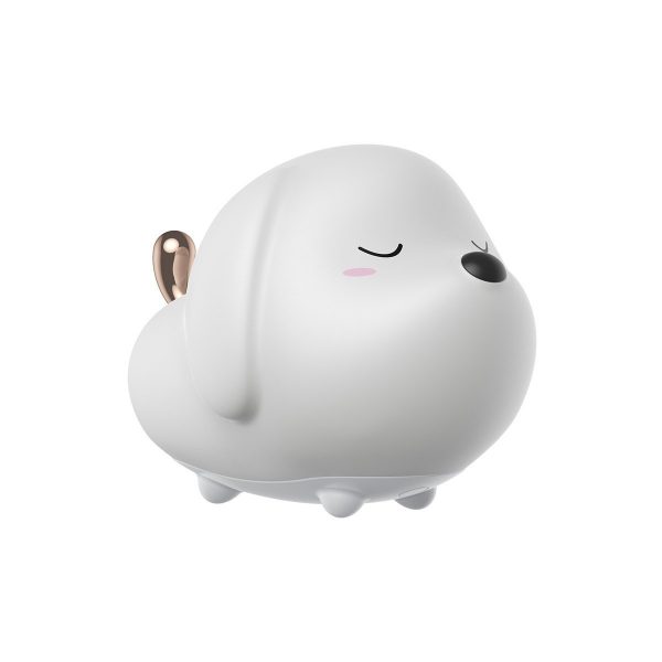 Baseus Cute series doggie silicone night light White