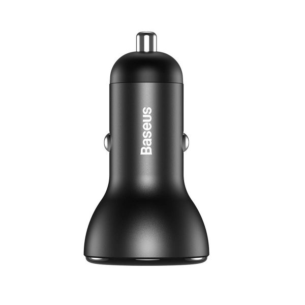 Baseus Digital Display Dual QC3.0 45W 5A (gray) cena