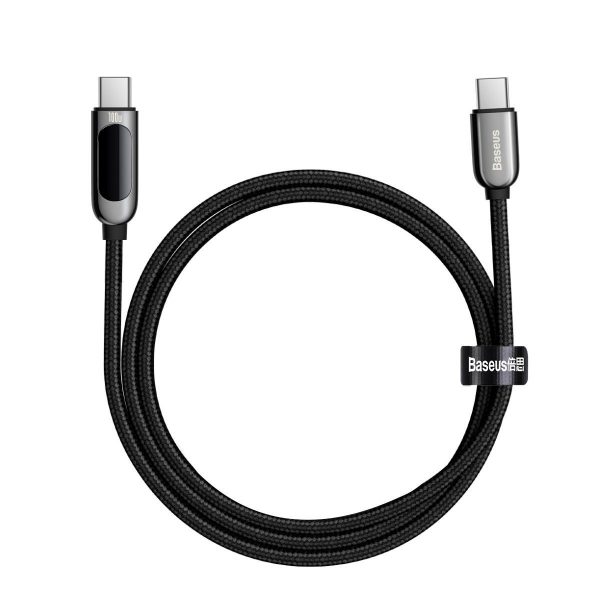 Baseus Display Cable USB-C to Type-C 100W 1m (black) cena