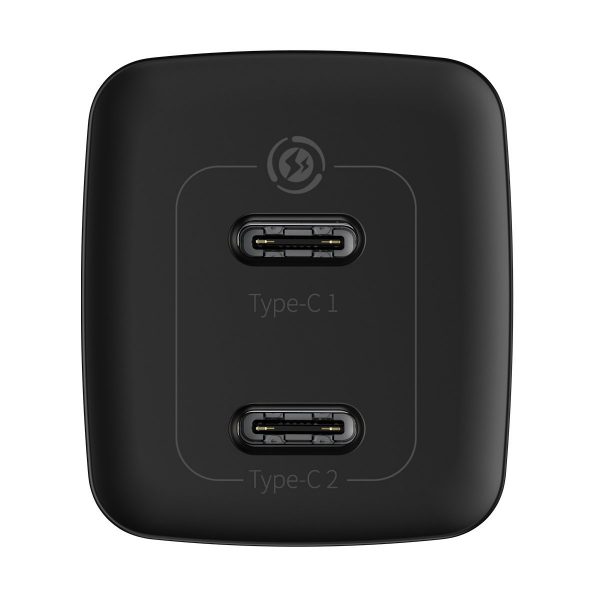 Baseus GaN Lite Quick Travel Charger C+C 65W EU (black) navod