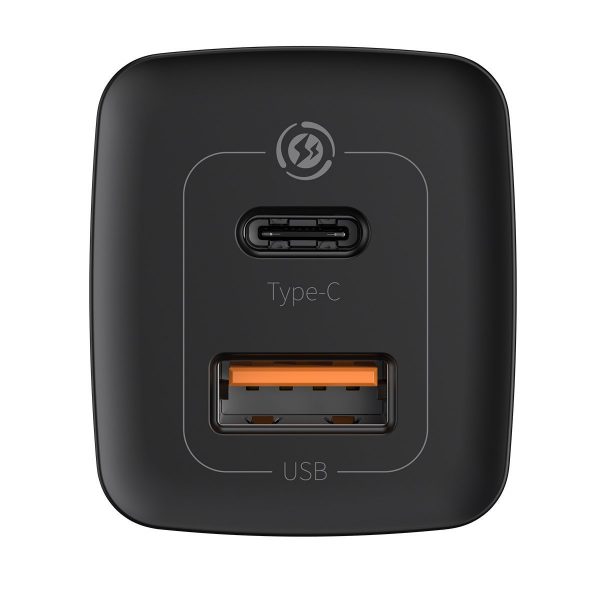 Baseus GaN2 Lite Quick Travel Charger USB+C 65W EU (black) distributor