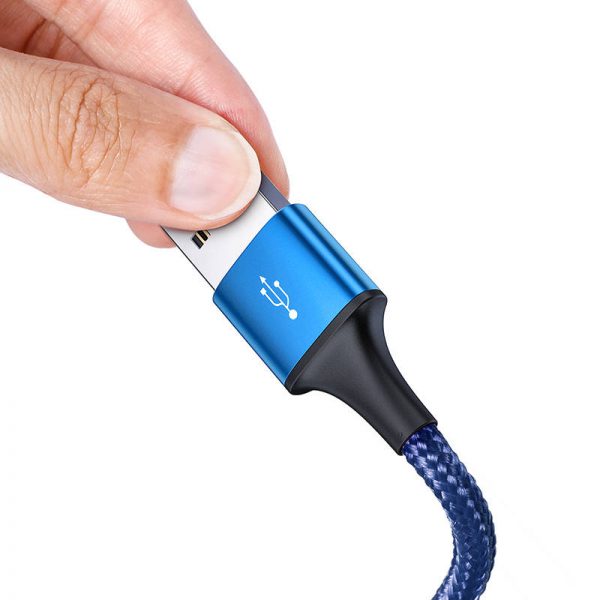 Baseus Rapid Series 3-in-1 cable USB-C For M+L+T  1.2m Blue cena
