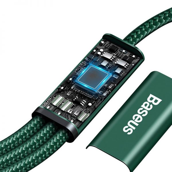 Baseus Rapid Series 3-in-1 cable USB-C For M+L+T 20W 1.5m (Green ) navod