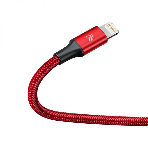 Baseus Rapid Series 3-in-1 cable USB-C For M+L+T 20W 1.5m (red) cena
