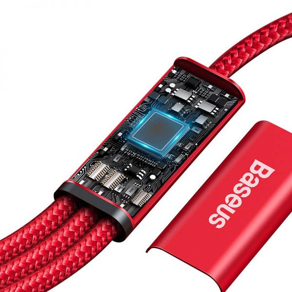 Baseus Rapid Series 3-in-1 cable USB-C For M+L+T 20W 1.5m (red) navod