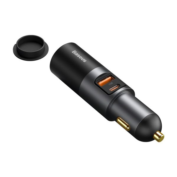 Baseus Share Together Fast Charge Car Charger with Cigarette Lighter Expansion Port
