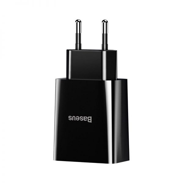 Baseus Speed Mini Dual U Charger 10.5W (EU) Black cena