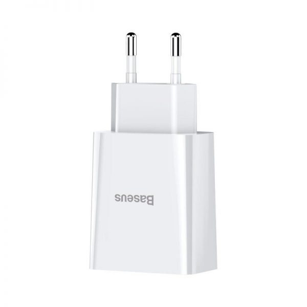 Baseus Speed Mini Dual U Charger 10.5W (EU) White cena