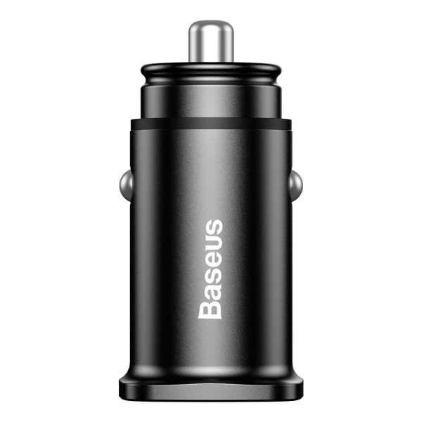 Baseus Square Car Charger 2xUSB QC3.0 5A 30W (Black) navod
