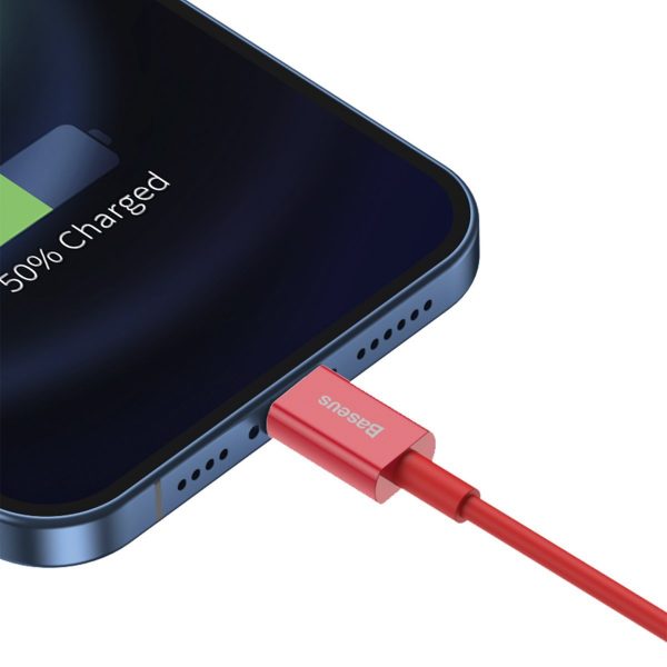 Baseus Superior Series Cable USB to iP 2.4A 2m (red) distributor
