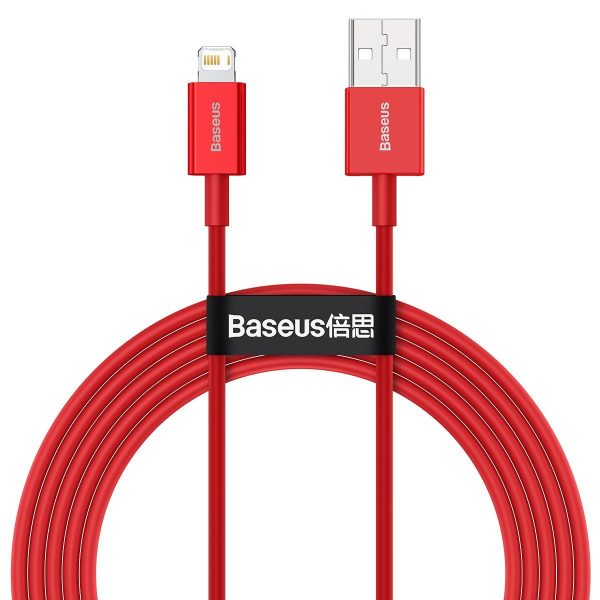 Baseus Superior Series Cable USB to iP 2.4A 2m (red)