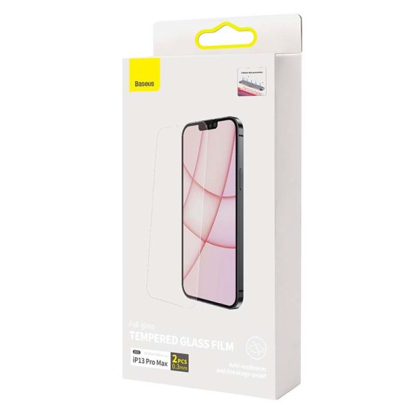 Baseus Tempered Glass 0.3mm (6.7inch) for iPhone 13 Pro Max 2021 (2pcs) sk