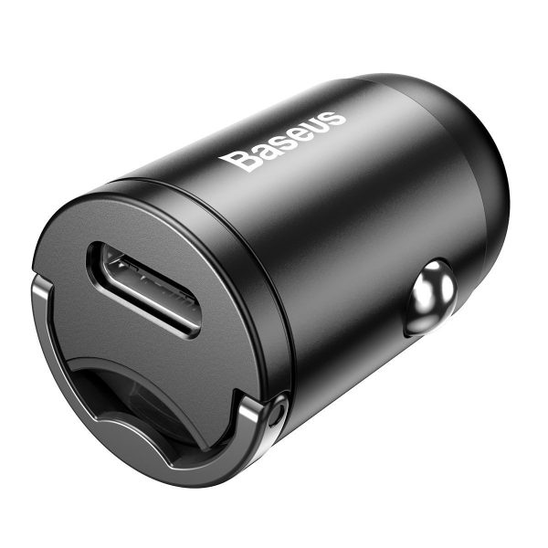 Baseus Tiny Star Mini PPS Car Charge Type-C Port 30W Gray navod