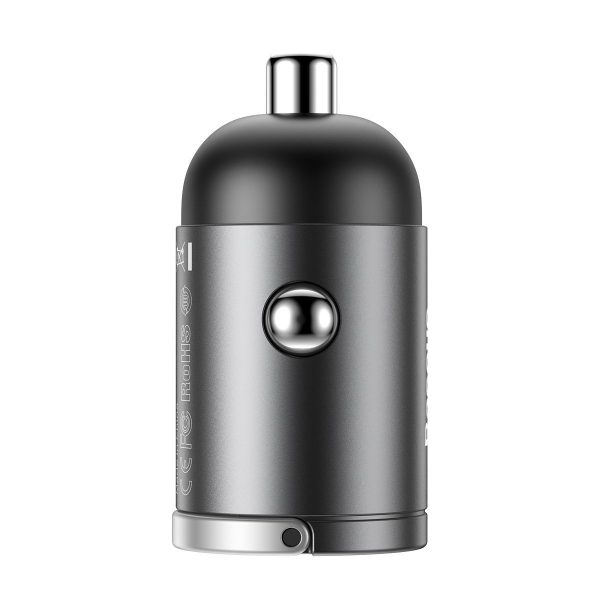 Baseus Tiny Star Mini PPS Car Charge Type-C Port 30W Gray sk