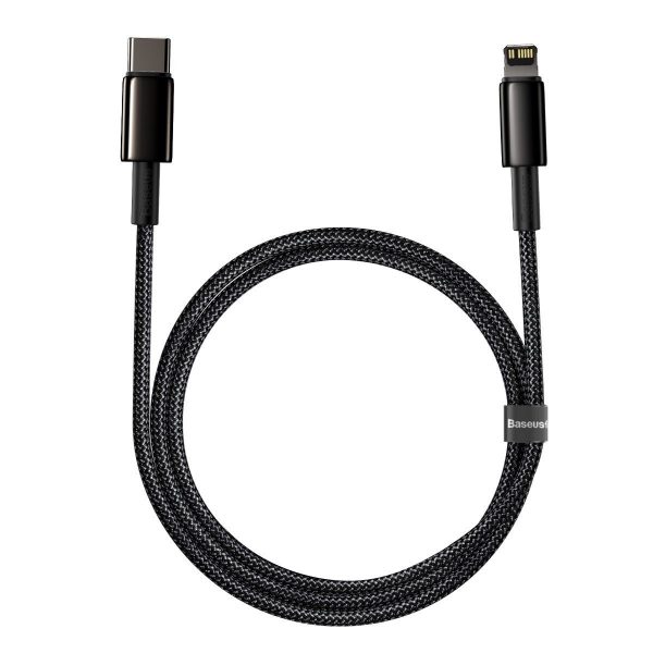 Baseus Tungsten Gold Cable Type-C to iP PD 20W 1m (black) cena