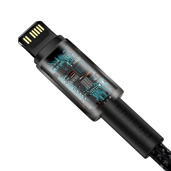 Baseus Tungsten Gold Cable Type-C to iP PD 20W 1m (black) sk
