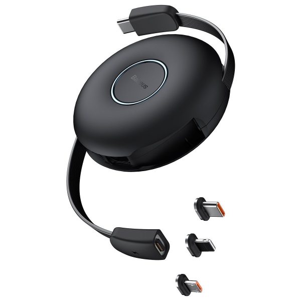 Magnetic USB cable Baseus Zinc 3in1 USB-C / Lightning / Micro 20W