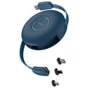 Magnetic USB cable Baseus Zinc 3in1 USB-C / Lightning / Micro 20W