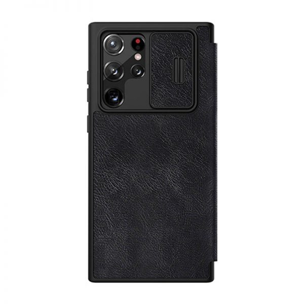 Nillkin Qin Leather Pro case for SAMSUNG S22 Ultra (black)