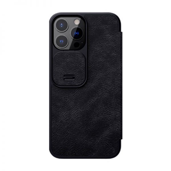 Nillkin Qin Pro Leather Case for iPhone 13 Pro Max (Black)