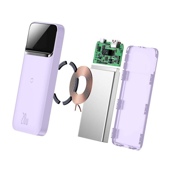 Powerbank Baseus Magnetic 10000mAh 20W (Purple) cena