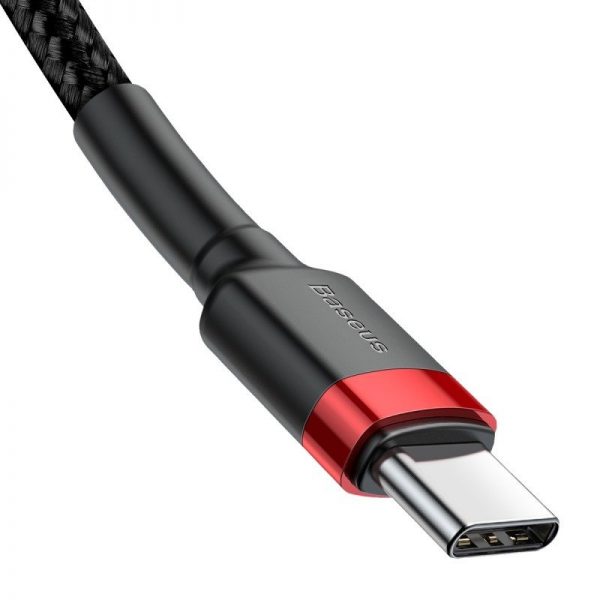 USB-C PD Baseus Cable Cafule PD 2.0 QC 3.0 60W 1m (black and red) distributor