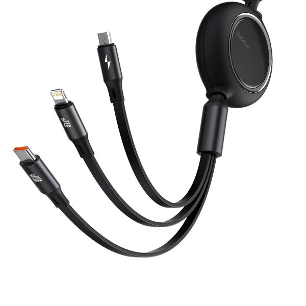 USB-C cable 3in1 Baseus Bright Mirror to micro USB / USB-C / Lightning