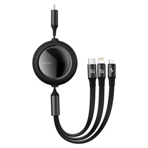 USB-C cable 3in1 Baseus Bright Mirror to micro USB / USB-C / Lightning