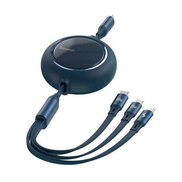 USB-C cable 3in1 Baseus Bright Mirror to micro USB / USB-C / Lightning